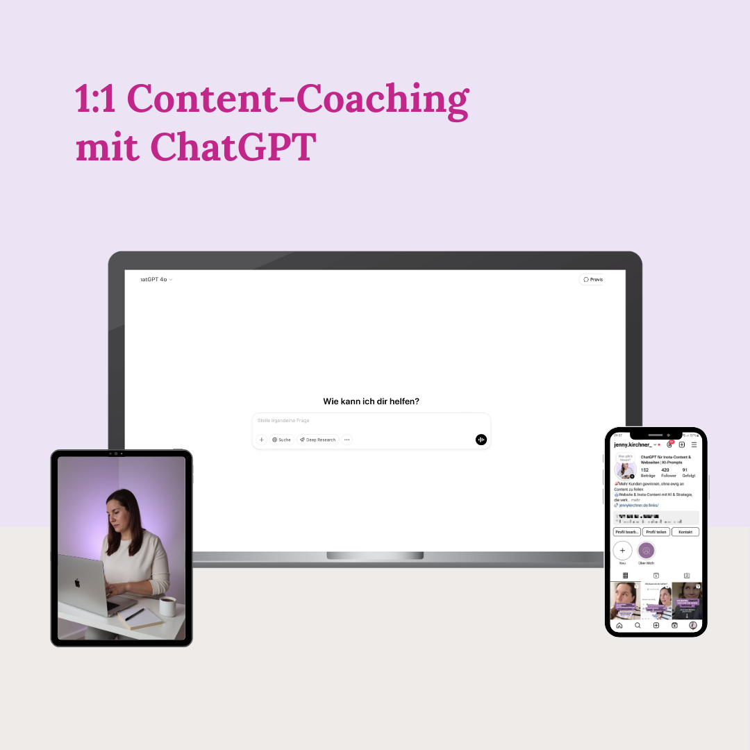 Cotent-Coaching mit ChatGPT Mini oder Mastery Coaching